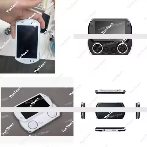 PSP GO for Portable Handheld Gaming System for PSP Games Console Black and White Used Game Console f