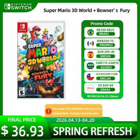 Super Mario 3D World Bowsers Fury - Nintendo Swtich Game Deals Games Cartridge Physical Card support