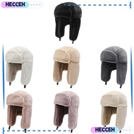 HECCEH Bomber Hat Trapper Earflap Bonnet Windproof Winter Hat