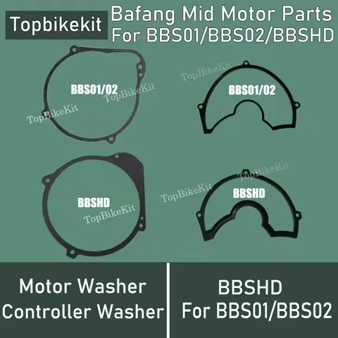 Ebike Bafang Mid Motor Controller Waterproof Gaskets Washer For Repair Replace 8FUN BBS01B BB02B/BBS