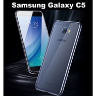 Samsung Galaxy C5 Transparent Crystal Clear Phone Case Casing Cover