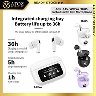 ⚡️SG STOCK⚡️ANC A9 Pro & A15 Pro Wireless Bluetooth Earbuds Smart Touch LCD Display + ENC Microphone