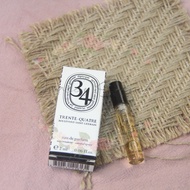 Perfume Sample - Diptyque 34 boulevard Saint Germain EDP, 2018 1.5ML Vial Perfume Fragrance