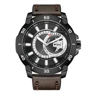 EKSKLUSIF LIVE buy 1 get 1 NEW JAM TANGAN PRIA BELLEDA 9381 KULIT ORIGINAL WATER RESISTANCE