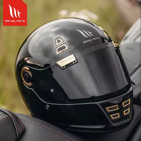 Original MT JARAMA Retro Motorcycle Helmet Men Women Full Face Helmets Motorbike Riding Safety Helme