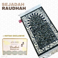 HIJAU Sejadah RAUDHAH Green With EXCLUSIVE Box SEJADAH Gift Box