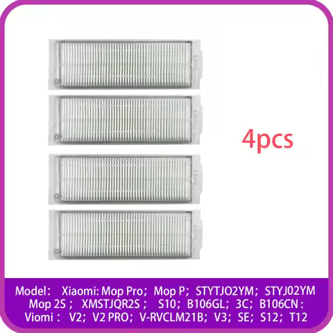 Filter For XiaoMi Mijia Mop Pro P 2S STYTJ02YM XMSTJQR2S S10 B106GL 3C B106CN Viomi V2 Pro V-RVCLM21