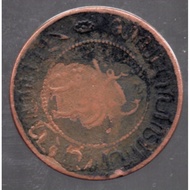 Indonesia Jaman Belanda 2-1/2 Cent ( Benggol ) Tahun 1857 Bekas Sesuai