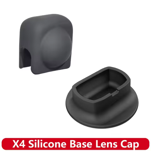 insta 360 X4 Protective Cover Set for Insta360 X4 Silicone Lens Cap & Non-Slip Base Shock Absorption