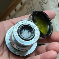 罕見徠卡 elmar 50 3.5 古董全幅無膜相機鏡頭，成