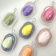 Transparent Transparent Box Wall-Mounted Powder Puff Anti-dust Portable Space Capsule Beauty Egg Do 