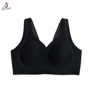 Sgarlet เสื้อในไซส์ใหญ่ ไร้โครง ไร้ตะเข็บ แบบ Bonding ใส่สบาย สีเนื้อ/สีดำ MB1528