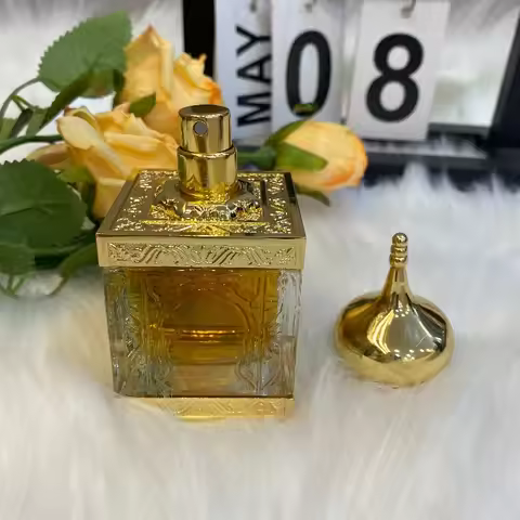 Amouage Cristal & Gold Luxury Aldehyde Chypre Perfume 50ml Long Lasting Cristal Gold Series Elegant 