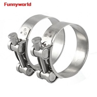 V2A Stainless Steel Hose Clamps Articulated Bolt Clamps Clamping range 56 59 mm