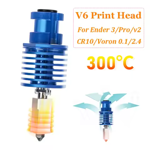 High Speed Print Head Upgrade V6 Hotend Kit For Ender 3/Ender 3 PRO/VORON 2.4 Hi-End Extruder J-head