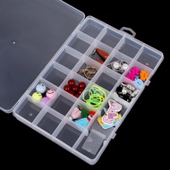 24 Grid Transparent Plastic Storage Box Portable Organizer Jewelry Package Stationary Organiser