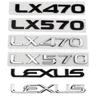 Lexus Lexus Car Sticker 3D Car Logo LX570 Car Sticker LEXUS Letter Label LX470 Front Rear Displaceme