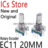 2PCS EC11 Rotary Encoder Audio Digital Potentiometer With Switch Handle Switch EC11 20MM