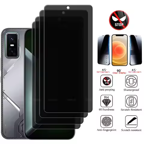 1/2/3/4Pcs For Infinix GT 30 Pro Glass Infinix GT 30 ProTempered Glass 9H Privacy Anti-Spy Screen Pr