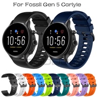 Sporty silicone strap for Fossil gen 5 Smart watch
