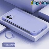 Jingsanc Ốp Điện Thoại Cho Xiaomi Mi 11 Lite/Mi 11 Lite 5G/Mi 11 Lite 5G NE [Dây Đeo Miễn Phí] Ốp Nh