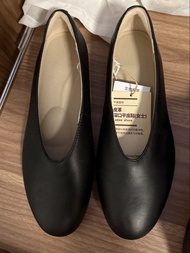 muji無印良品女裝平底鞋真皮