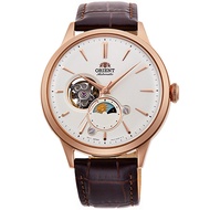Orient Classic RA-AS0102S10B RA-AS0102S Sun Moon Mechanical Leather Watch