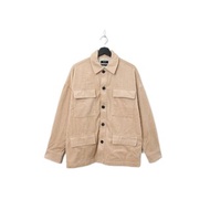 Back to Green-秋冬外套 燈芯絨工裝外套 卡其 c-03/vintage