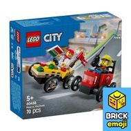LEGO 60458 City Pizza vs. Fire Truck Race Car Pack