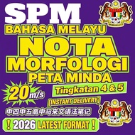 [INSTANT DELIVERY] 华裔生SPM马来文攻略 BM Tingkatan 4 5 KSSM | Nota Peta Minda Tatabahasa PDF 2026