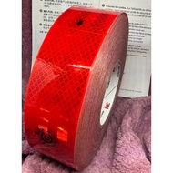 Price Including Tax 3M 983 Red Diamond Grade Reflective Sticker ARTC CCMARK Certified Car Inspection