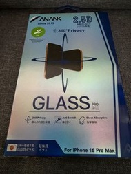ANANK iPhone 16 Pro Max 360° Privacy 玻璃貼