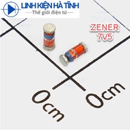 Combo of 100 Zener 7v5 Diodes with stickers LL34ZMM7V5