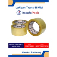 Raafa PACK Duct Tape 4.8cm x 90 yards & 24 x 80 yards - Clear