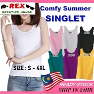 Ready Stock* Singlet Women Baju Perempuan Wanita Baju Inner