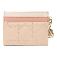 Dior 羊皮皮革Card Case銀扣卡片套