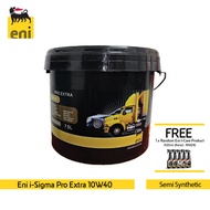 Eni i-Sigma Pro Extra 7.5L 10W40 Semi Synthetic Diesel Engine Lubricants (7.5L)
