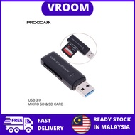 PROOCAM RR-30 Memory Card 3.0 card reader high speed TF sd micro USB 2.0/USB 3.0 high-speed transmis