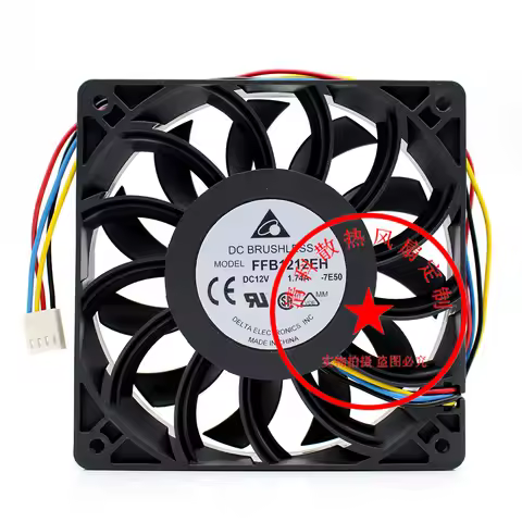 New For Delta FFB1212EH DC12V 1.74A 120MM 12025 Dual Ball Bearing Cooling Fan Violence For 120*120*2