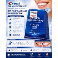 Crest 3D Whitestrips Classic Vivid Teeth Whitening Strips - Box of 20 Strips (10 Strips)