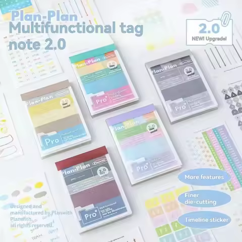 Multifunctional Marker Stickers Colored Reminder Stickers Student Message Planner Index Stickers Not