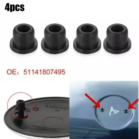 4pcs Front Bonnet Boot Grommets Badge Stopper Roundel Emblem 51141807495 For BMW E36 E38 E85 E86 82M