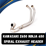 Kawasaki Z650  Ninja 650 Spiral Exhaust Header