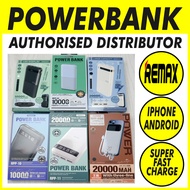 REMAX CCC POWERBANK FAST CHARGE POWER BANK HANDPHONE PHONE MOBILE 10K 20K