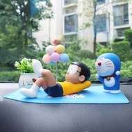 Doraemon Influencer Doraemon Car Decoration Blue Fatty Tinkerbell Cat Car Doll Cute Cartoon Car Acce