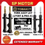 TOBAKI-X PNP Fork SPORT Lowered 1.5 | Y15 NVX Y16 LC135 5S 4S V8 Fi |TOBAKI-X FORK PRO-X LOWERED 4.0