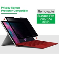 Privacy Screen Protector for Microsoft Surface Pro 7/6/5/4 Pro 8 9 X GO1/2/3 Laptop1/2/3 Book 1/2/3 Removable Anti-Spy Filter