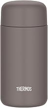 Thermos Vacuum Insulated Portable Mug, 350ml (10.5 fl oz), Foggy Brown, Ceramic Coating, Water Repel