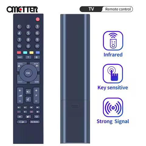 NEW RC3214802/01 TS1187R-1 Replacement For Grundig 3D TV Remote Control Fernbedienung