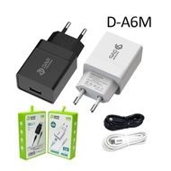 CHARGER DAP D-A6M (MICRO) | D-A6T (TYPE-C) | TRAVEL CHARGER | CHARGER | FAST CHARGE |